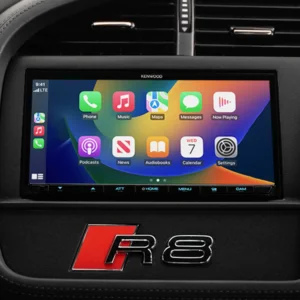 Apple CarPlay on Audi R8 Dashboard
