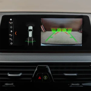 Parking camera in car dashboard