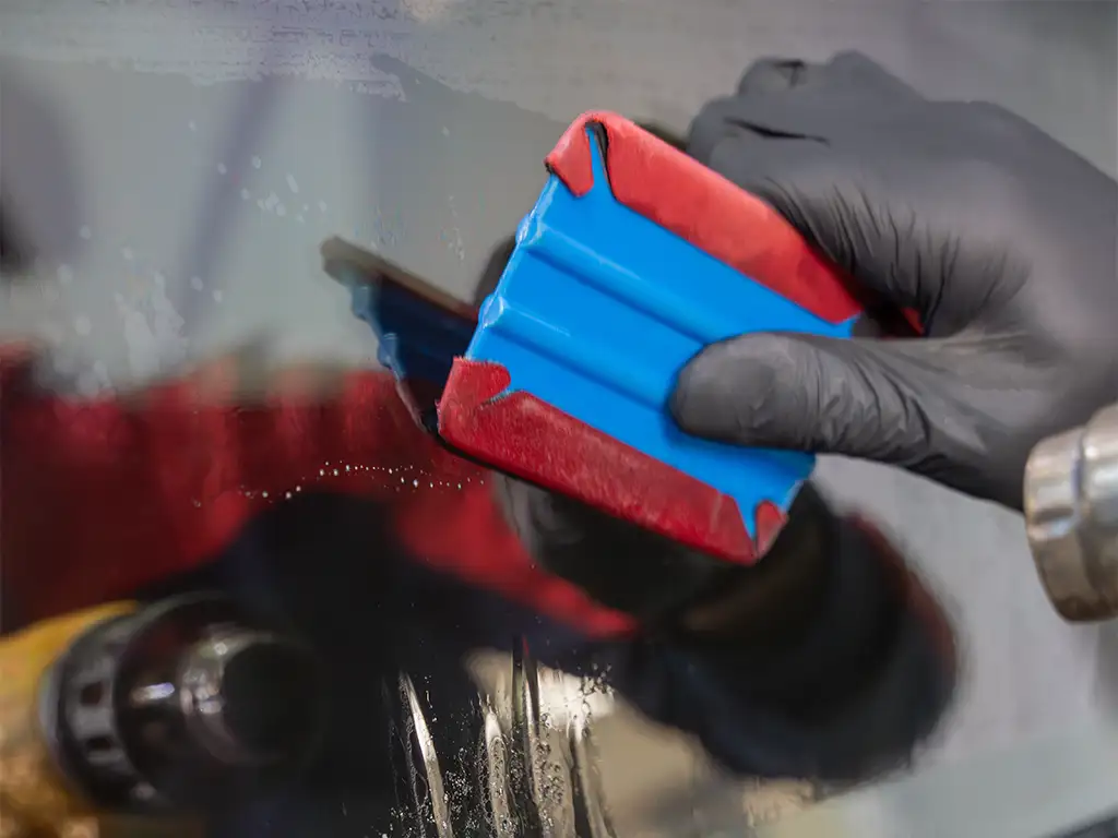 metallic window tint
