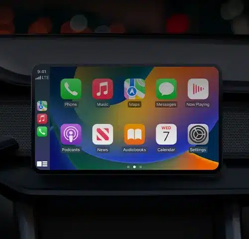 Apple CarPlay shaded