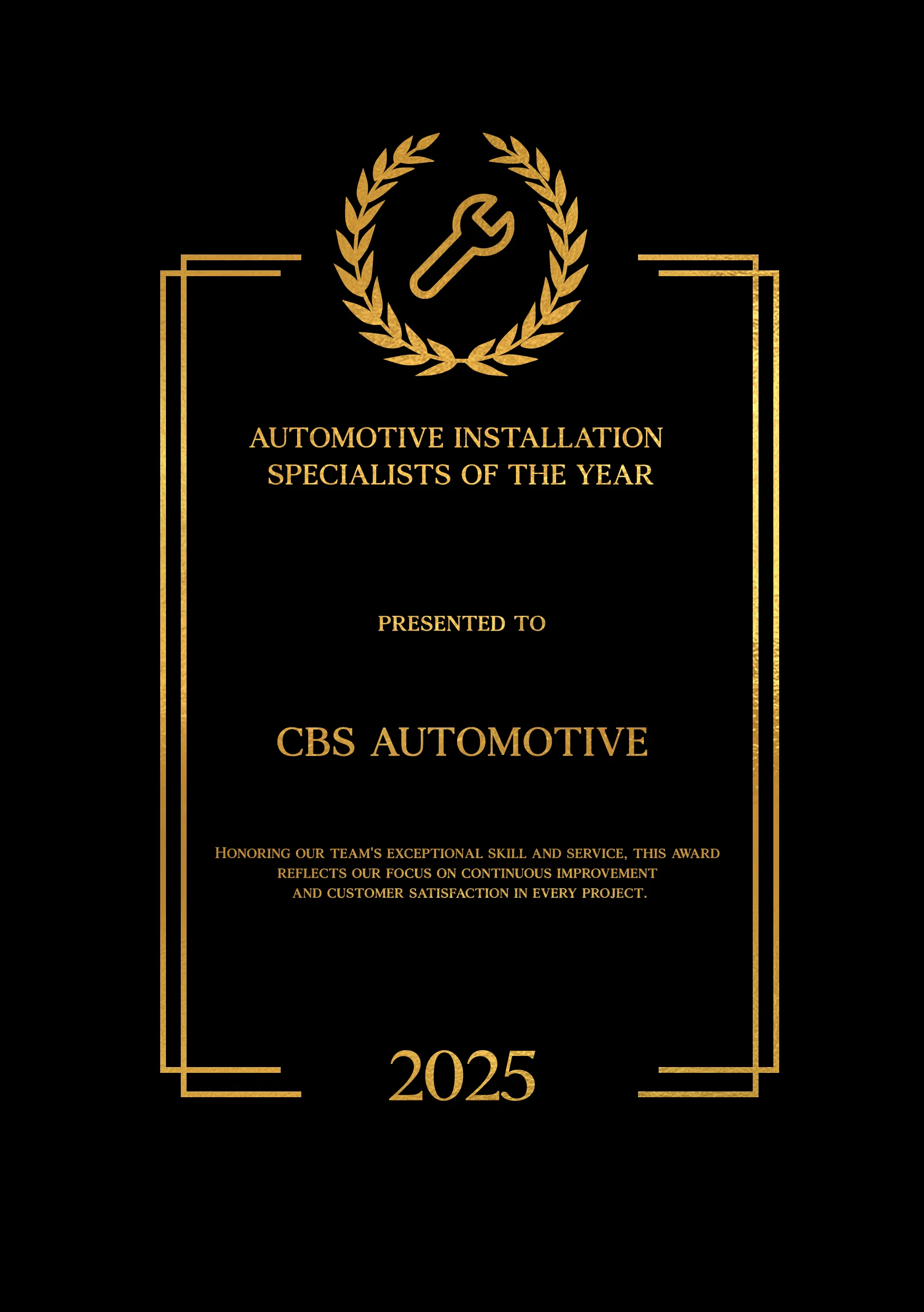 Automotive installation